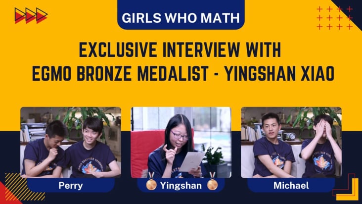 Interview with EGMO medalist Yingshan Xiao